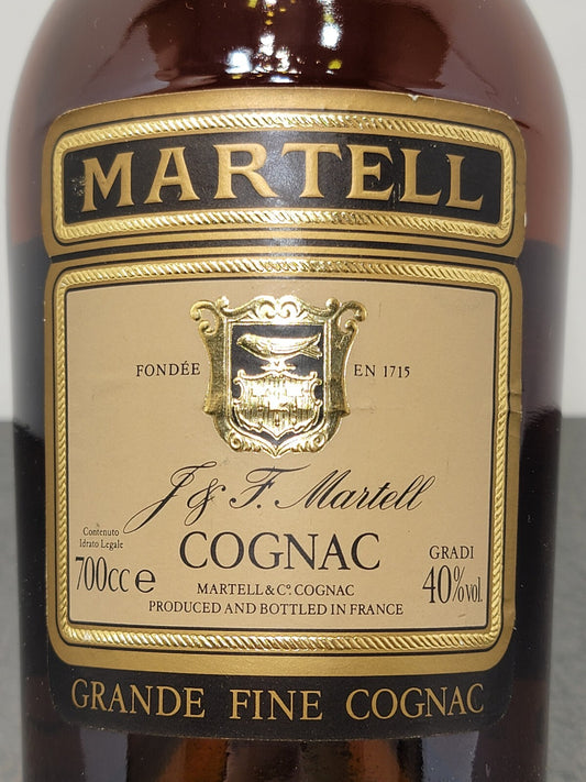 Cognac Martell 1980s Grande Fine Cognac bott.70 cl 40%