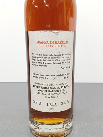 2004 Grappa di Barolo, Paolo Marolo bott. 70 cl