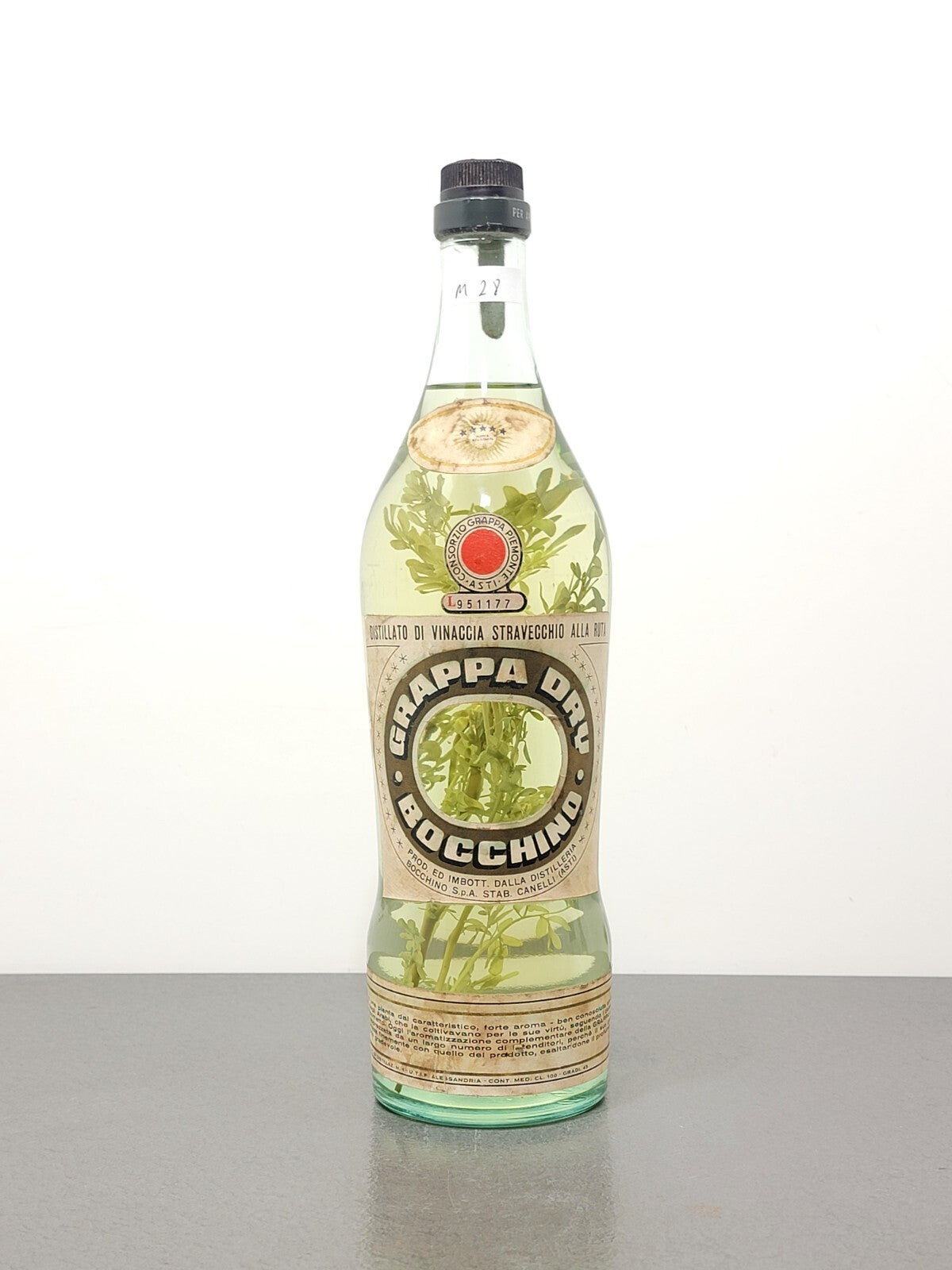 Grappa Di Bocchino Canelli 1960s bott. 1 Litro 45% DRY
