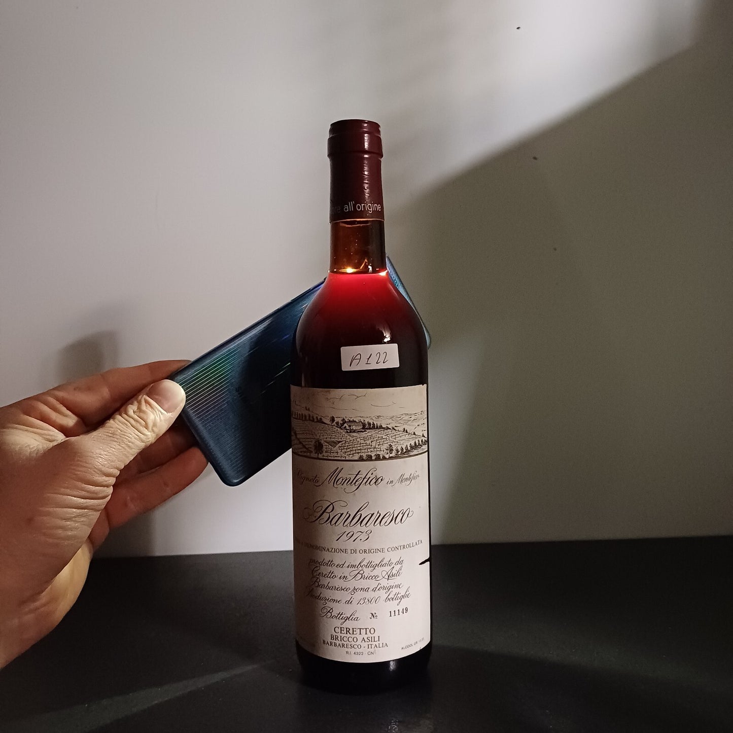 Barbaresco Ceretto 1973 in Bricco Asili Vigneto Montefico bott..72 cl_2