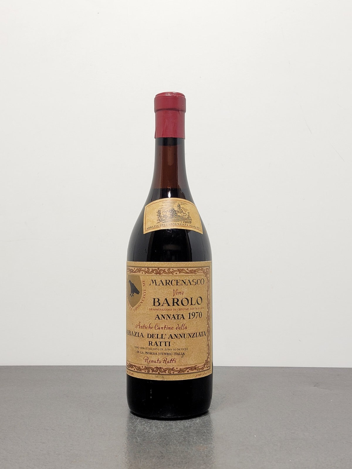 Barolo Renato Ratti 1970 Marcenasco Abbazia dell'Annunziata 72 cl 13.5%