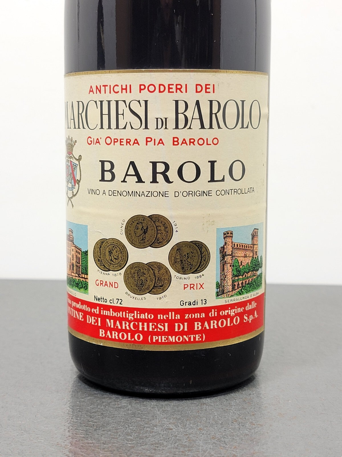 Barolo Marchesi 1970 bott.72 cl 13%