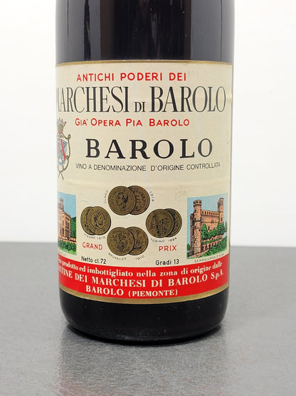 Barolo Marchesi 1970 bott.72 cl 13%