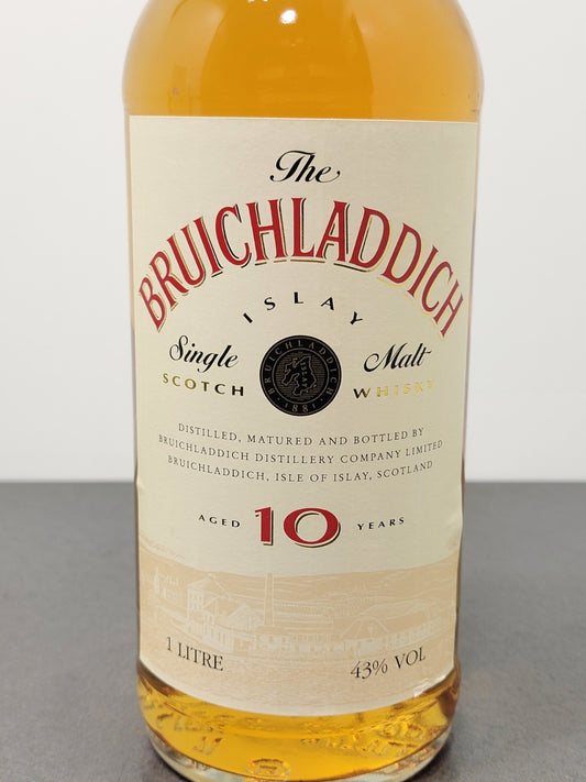 Whisky Bruichladdich 10 years 1990s Islay Single Malt bott. 1 litro 43%