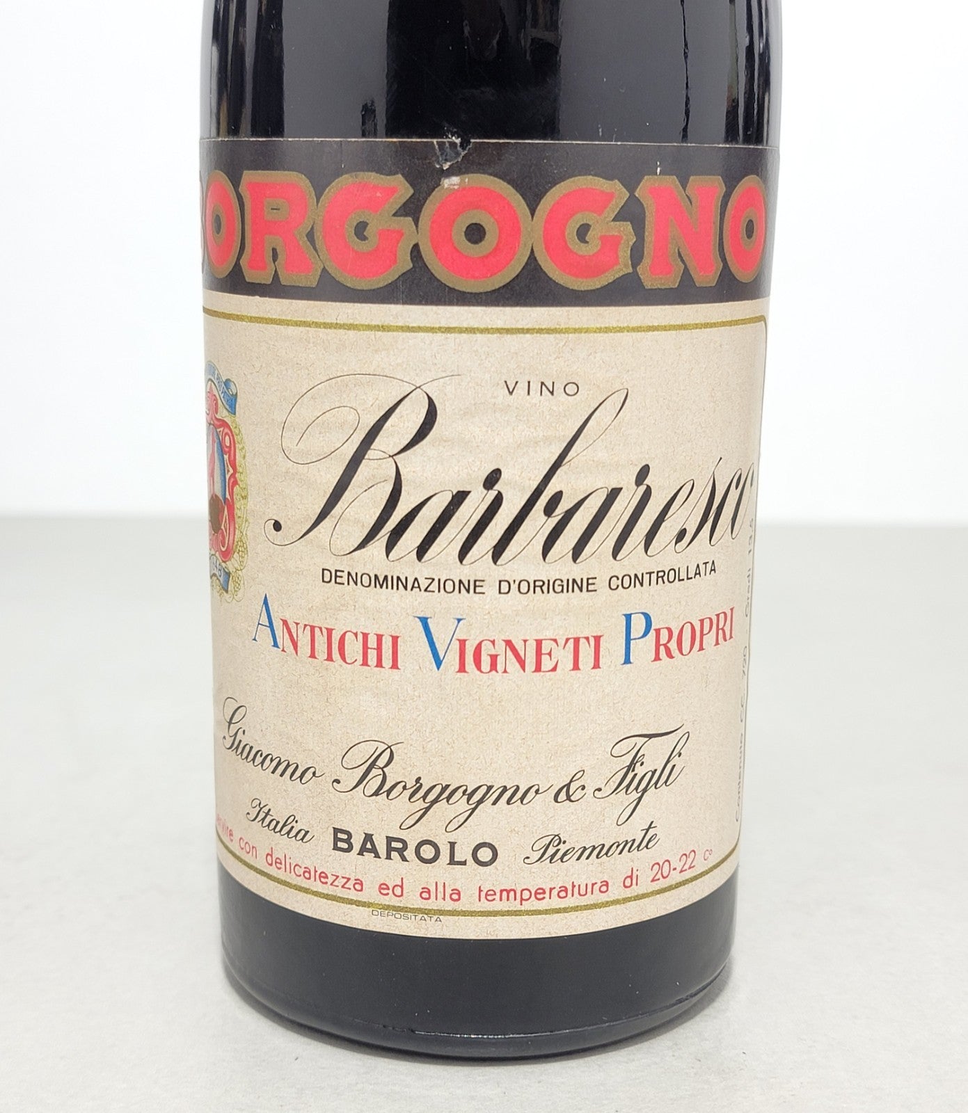Barbaresco Borgogno Riserva 1965 Antichi Vigneti Propri bott.. 72 cl 13,5%_5