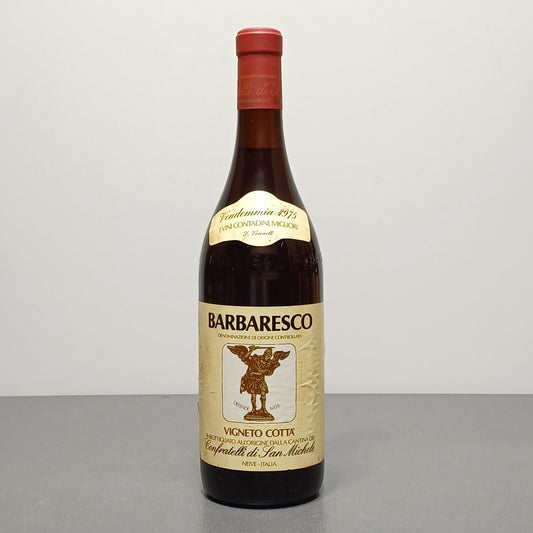 Barbaresco Confratelli Di San Michele 1975 Vigneto Cotta Neive bott..75 cl 13.5%