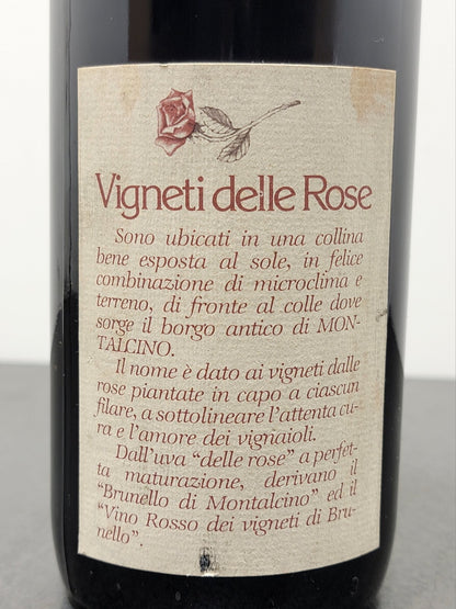 Brunello Di Montalcino Dei Roseti 1979 bott. 75 cl 13%