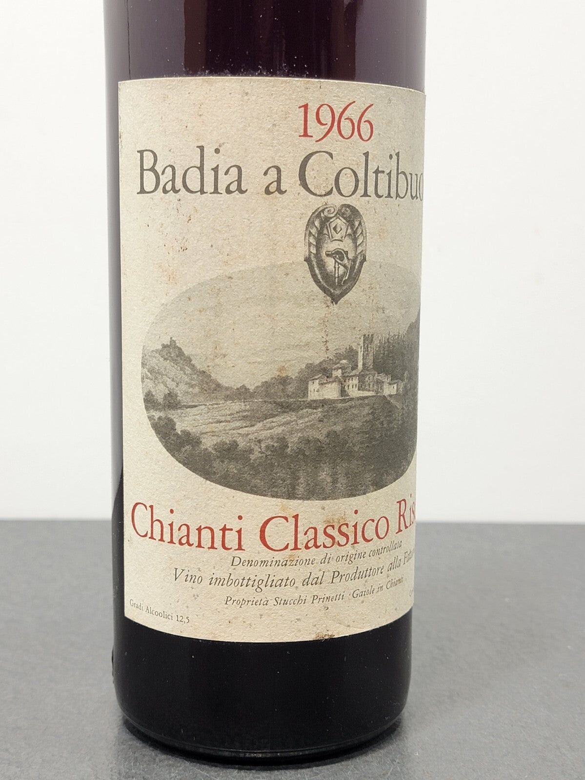 Badia a Coltibuono Riserva 1966 Chianti Classico bott. 72 cl 12.5%