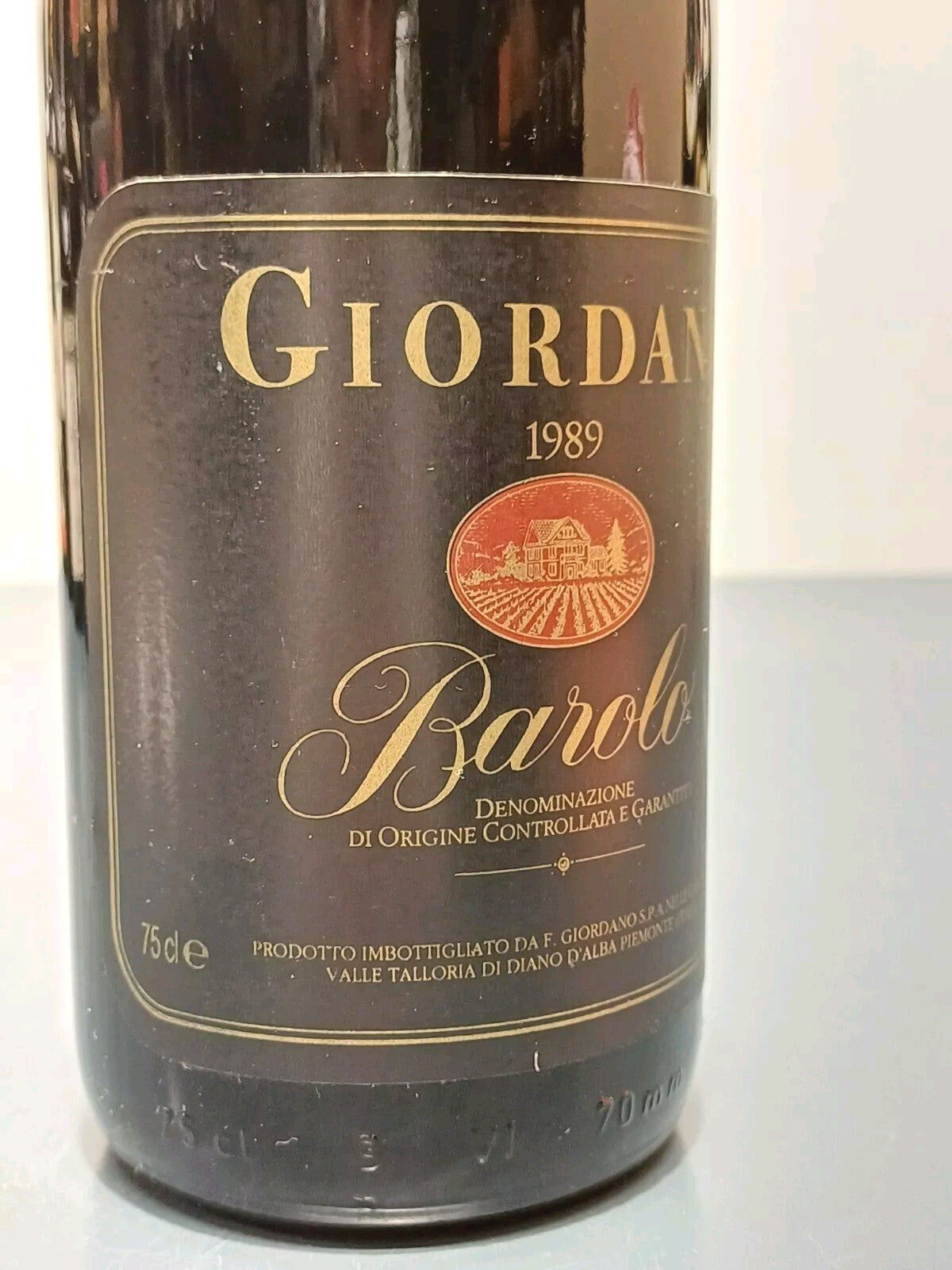 Barolo Giordano 1989 bott.75 cl 13.5%