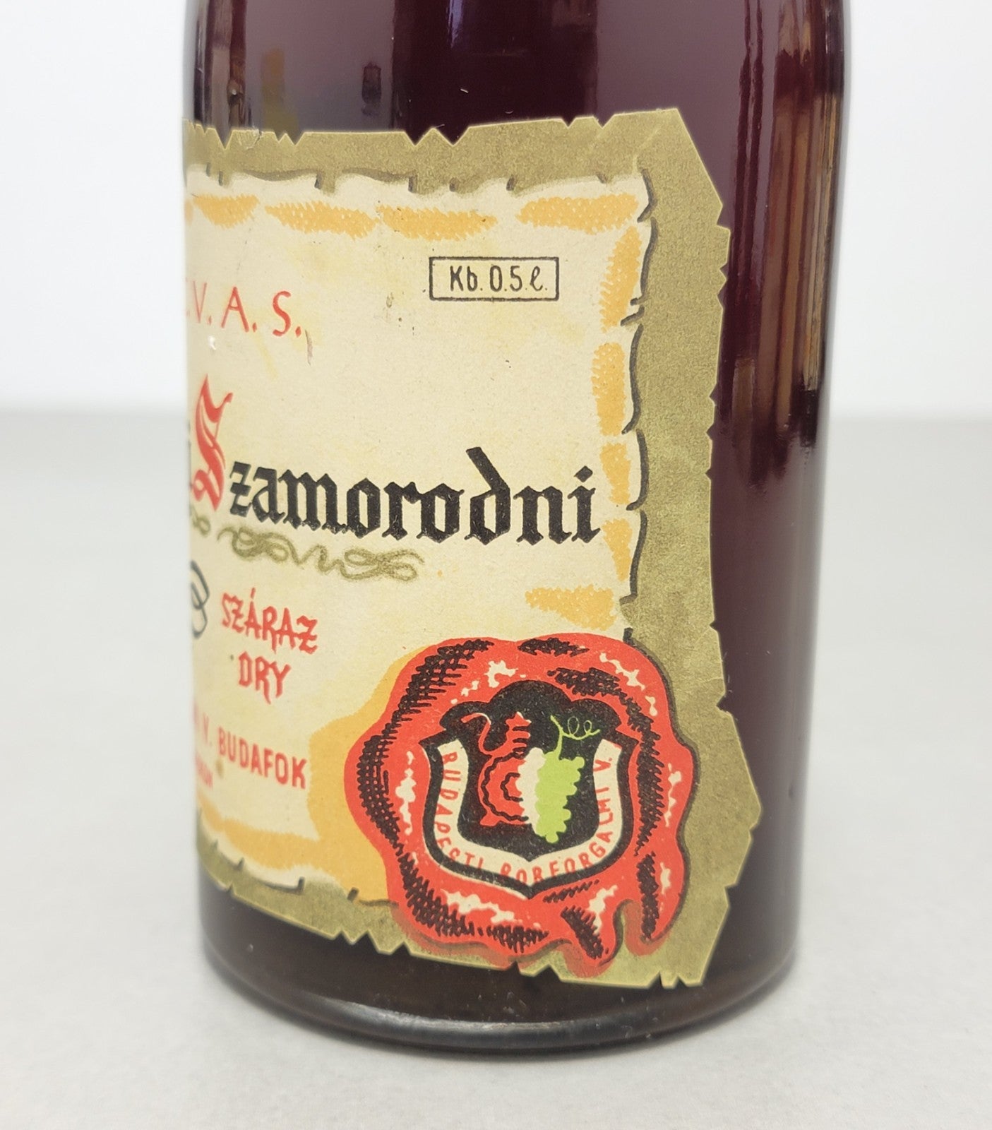 Tokaji Szamorodni 1957 Budapest Borfolgalmi,V. Budafok bott. 50 cl 13 %
