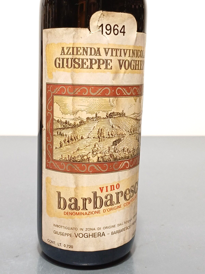 Barbaresco 1964 Voghera Giuseppe bott..72cl 13%