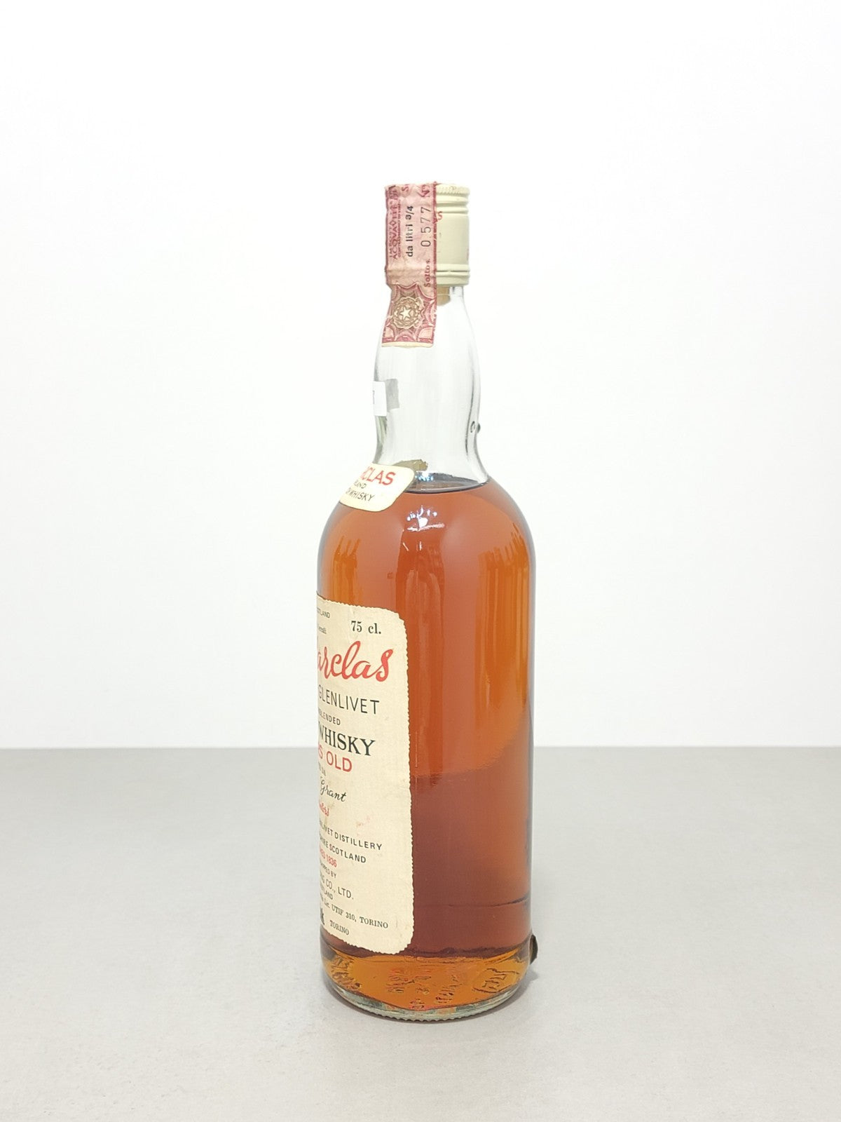Whisky Glenfarclas Glenlivet 8 years 1970s Single Malt Scotch Whisky 75 cl 40%