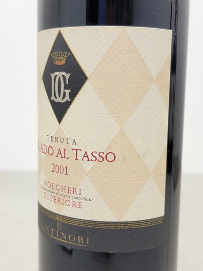 Guado al Tasso Antinori 2001 Bolgheri Superiore bott. 75 cl 14%