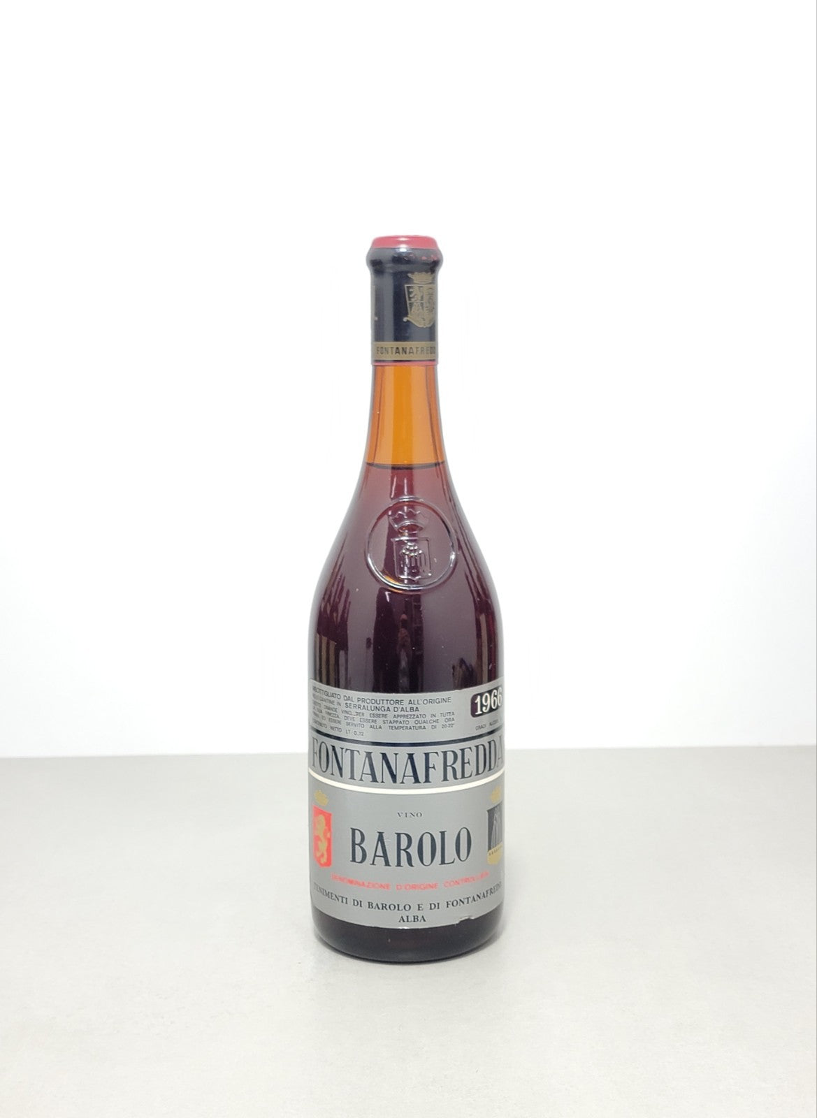 Barolo Fontanafredda 1966 Serralunga D'Alba bott.72 cl 13%
