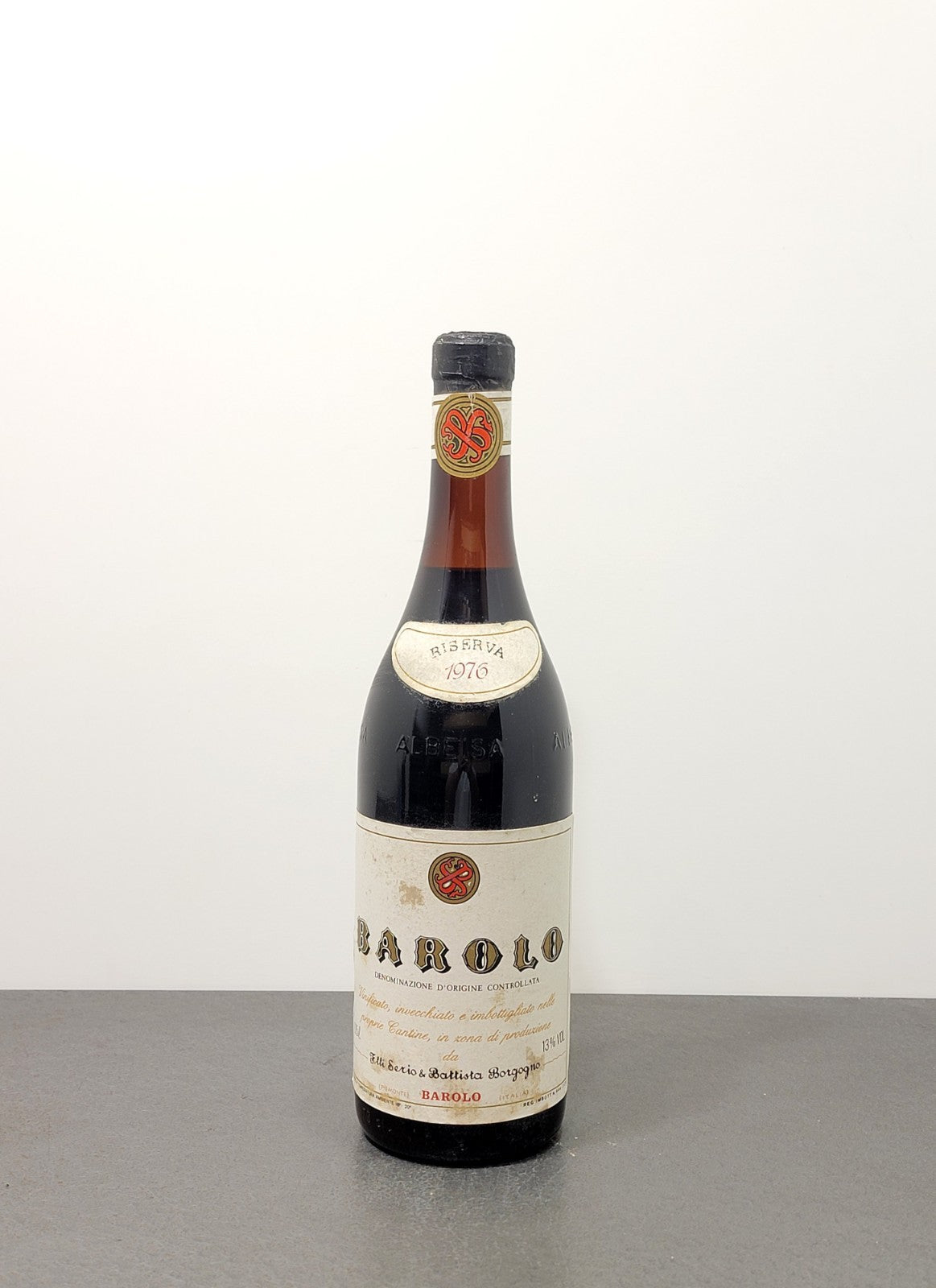 Barolo F.lli Serio & Battista Borgogno 1976 Riserva bott.75 cl 13 %