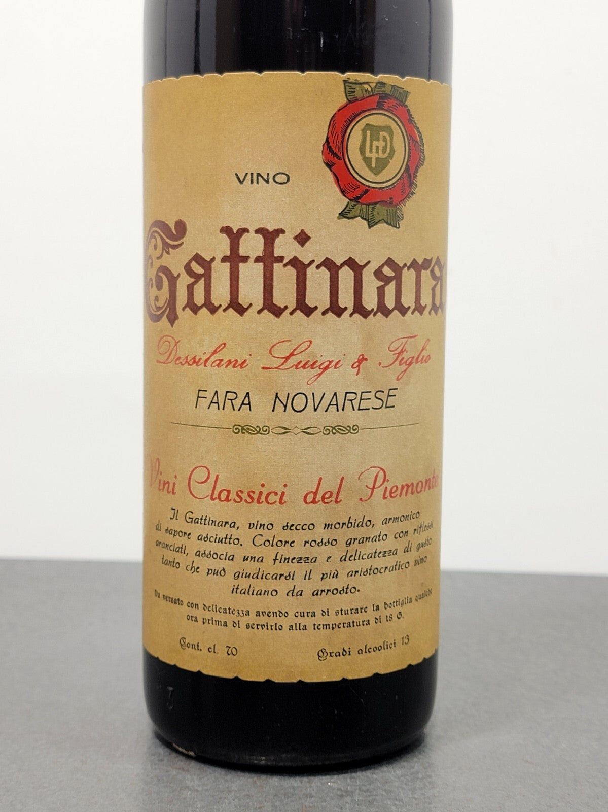 Gattinara Dessilani Luigi & Figlio 1958 bott.70 cl 13%
