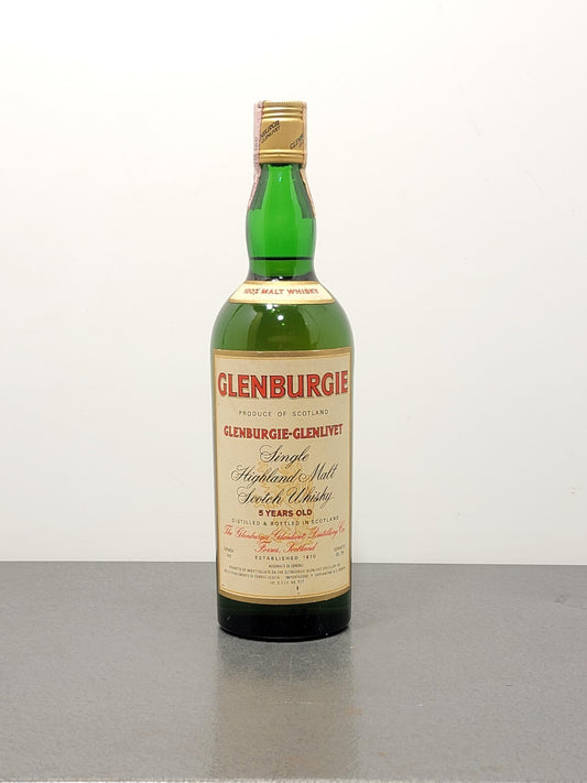 Glenburgie Glenlivet 1970s 5 Years Single Highland Malt Scotch Whisky bott.75 cl