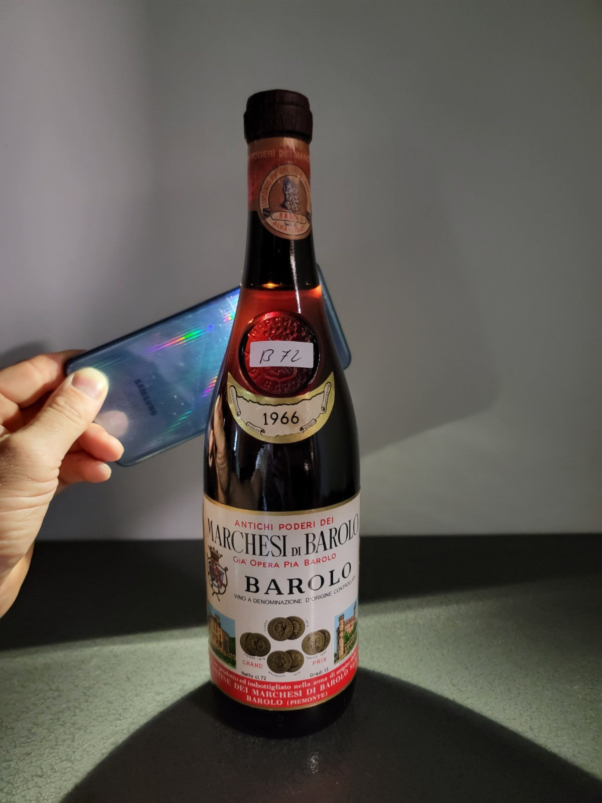 Barolo Marchesi 1966 Gia Opera Pia bott.72 cl 13%
