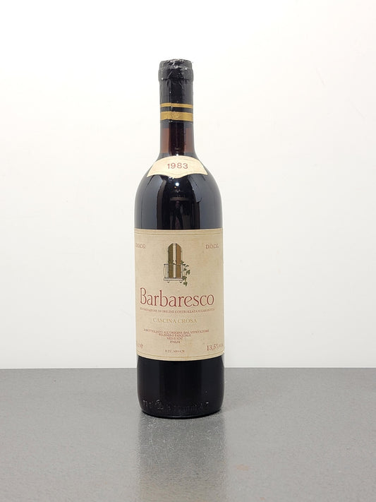 Barbaresco Cascina Crosa 1983 Neive Pelissero Pasquale bott..75 cl 13.5%