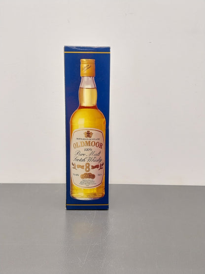 Whisky Oldmoor 8 years 1980s Pure Malt bott. 70 cl 40%