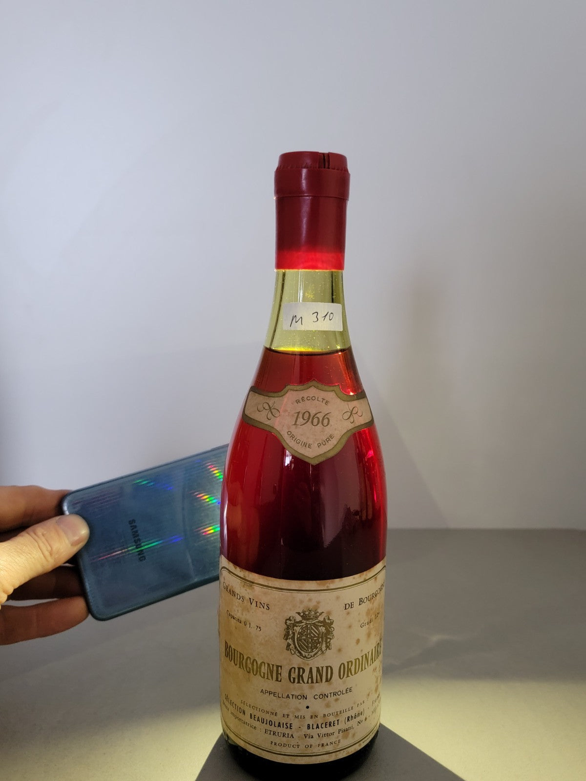 Bourgogne Grand Ordinaire 1966 Beaujolause Blaceret bott. 72 cl 12%