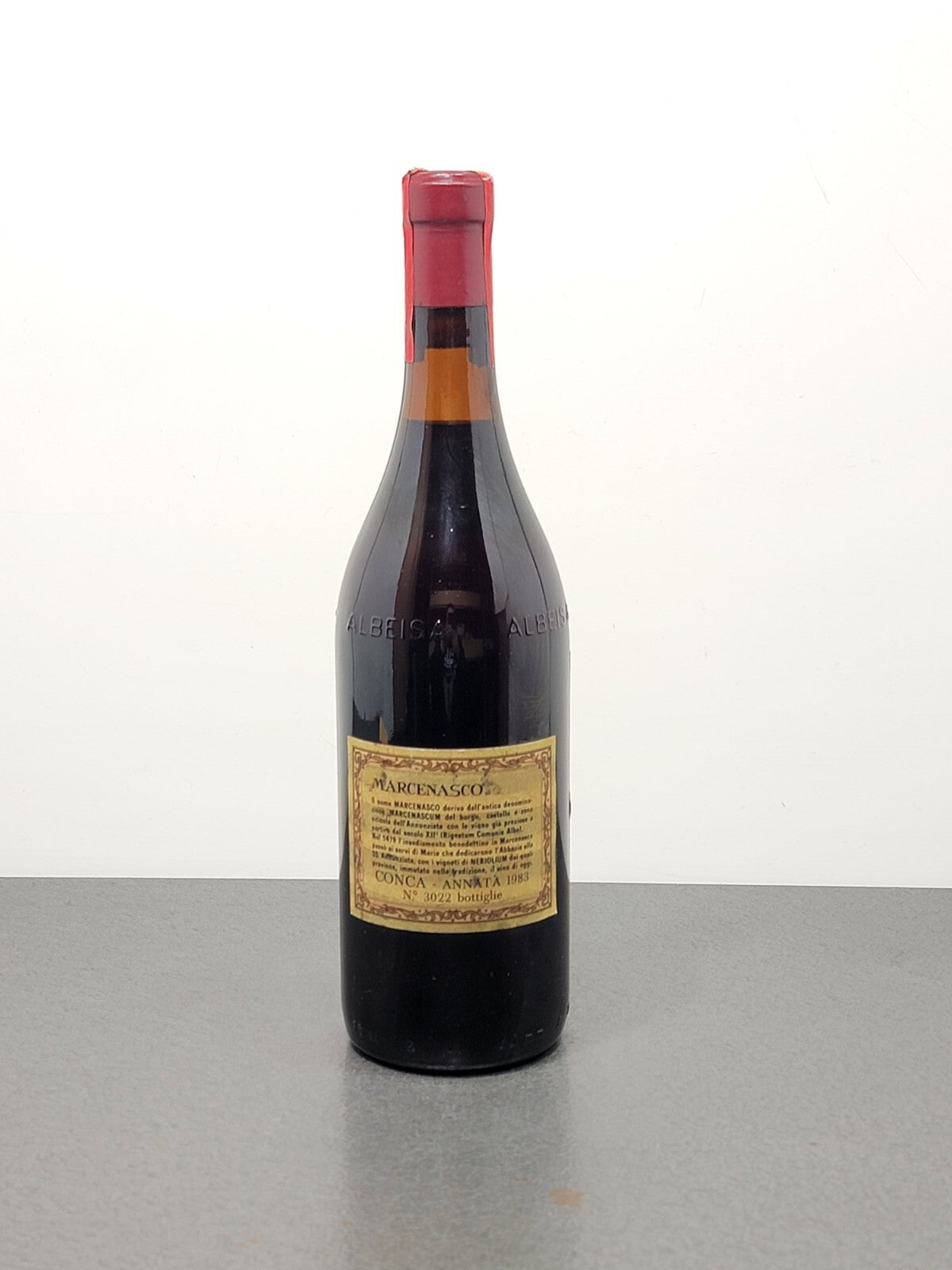Barolo Renato Ratti 1983 Marcenasco Abbazia dell'Annunziata bott.75 cl 13.5%