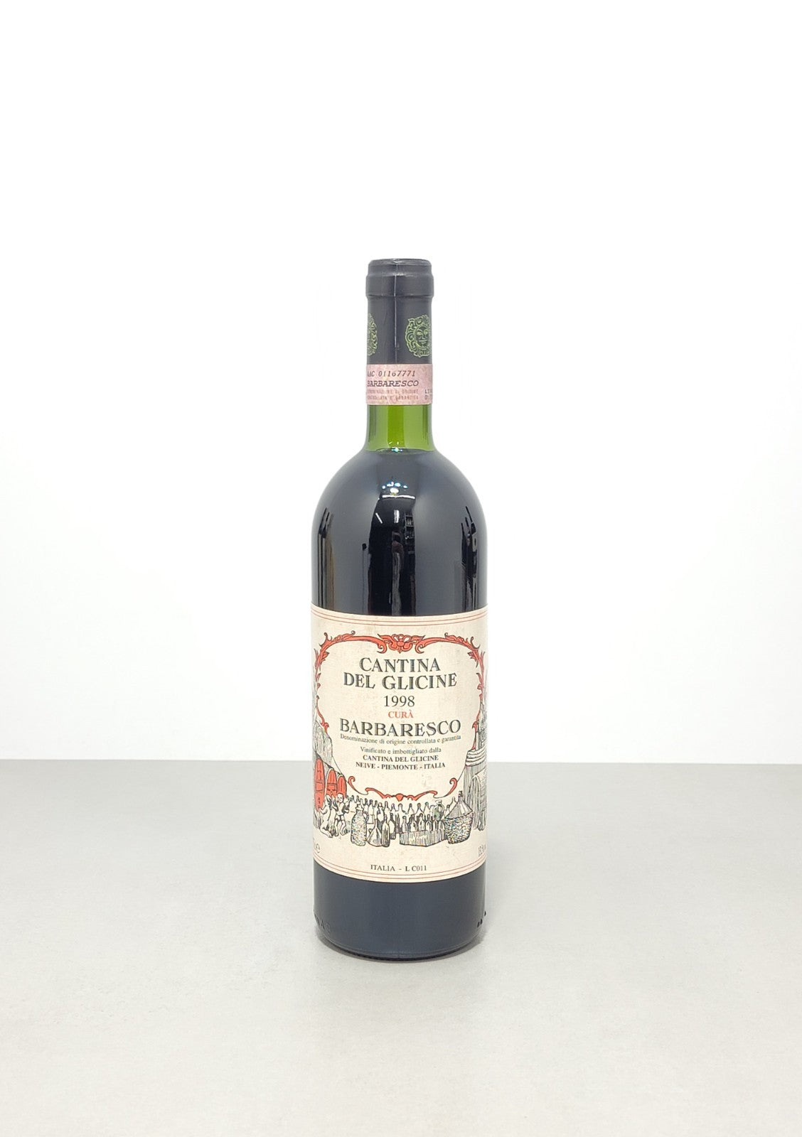 Barbaresco Curra 1998 Cantina Del Glicine Neive bott.. 75 cl 13,5%