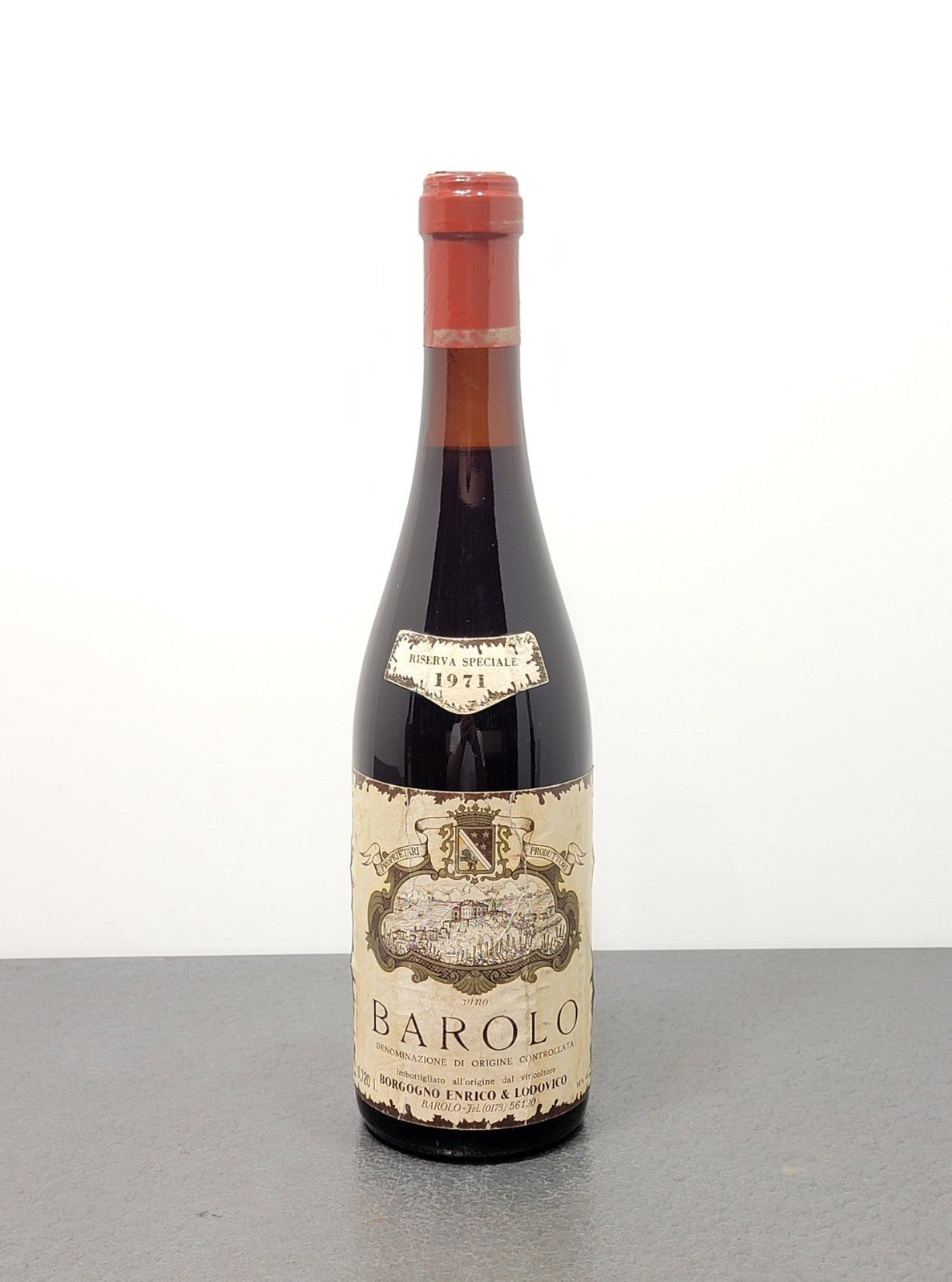 Barolo Enrico & Ludovico Borgogno 1975 Riserva bott.72 cl 14%