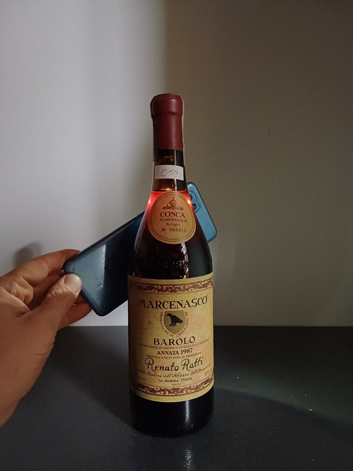 Barolo Renato Ratti 1987 Marcenasco Conca Abbazia dell'Annunziata bott.75 cl