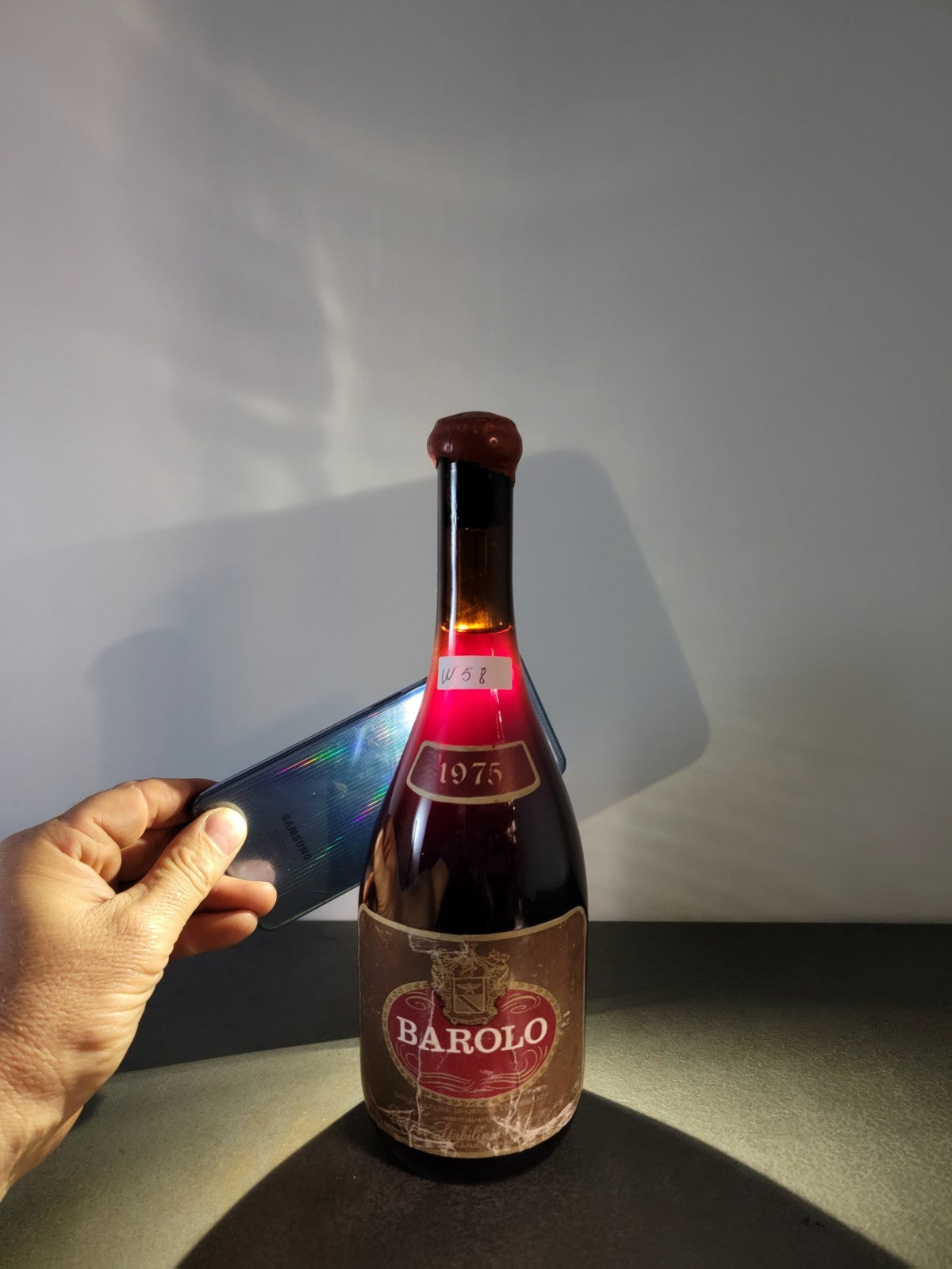 Barolo Barone Stabilini 1975 Vino Rosso bott.75 cl 13%