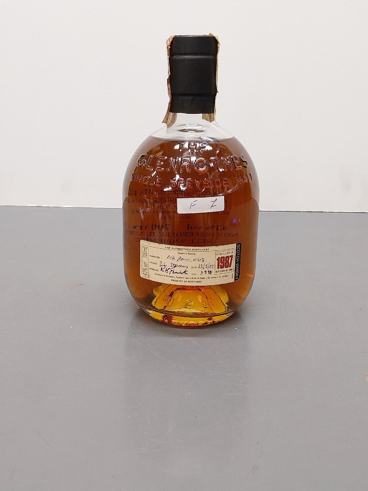 Whisky Glenrothes 1987 Imbottigliato 1998 bott.70 cl 43%