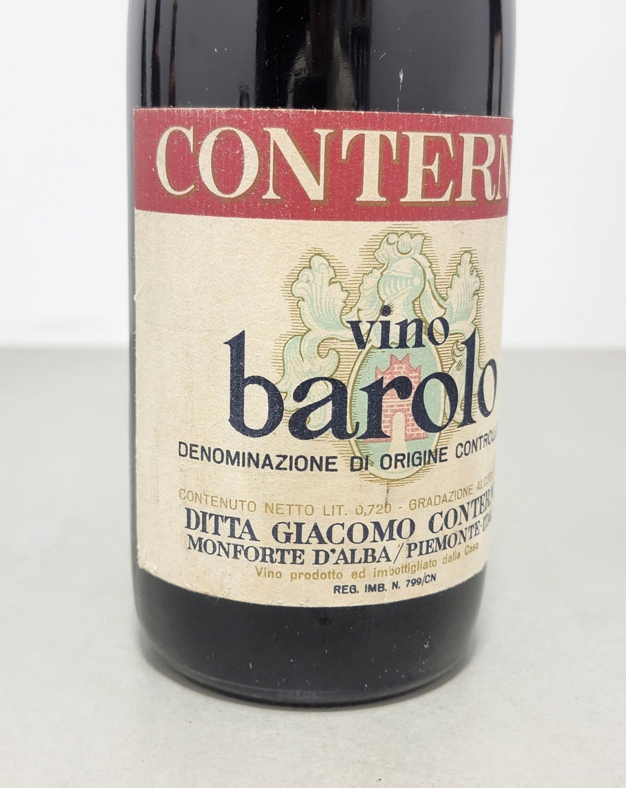 Barolo Giacomo Conterno 1969 MonforteD'alba bott. 72 cl 13,5%