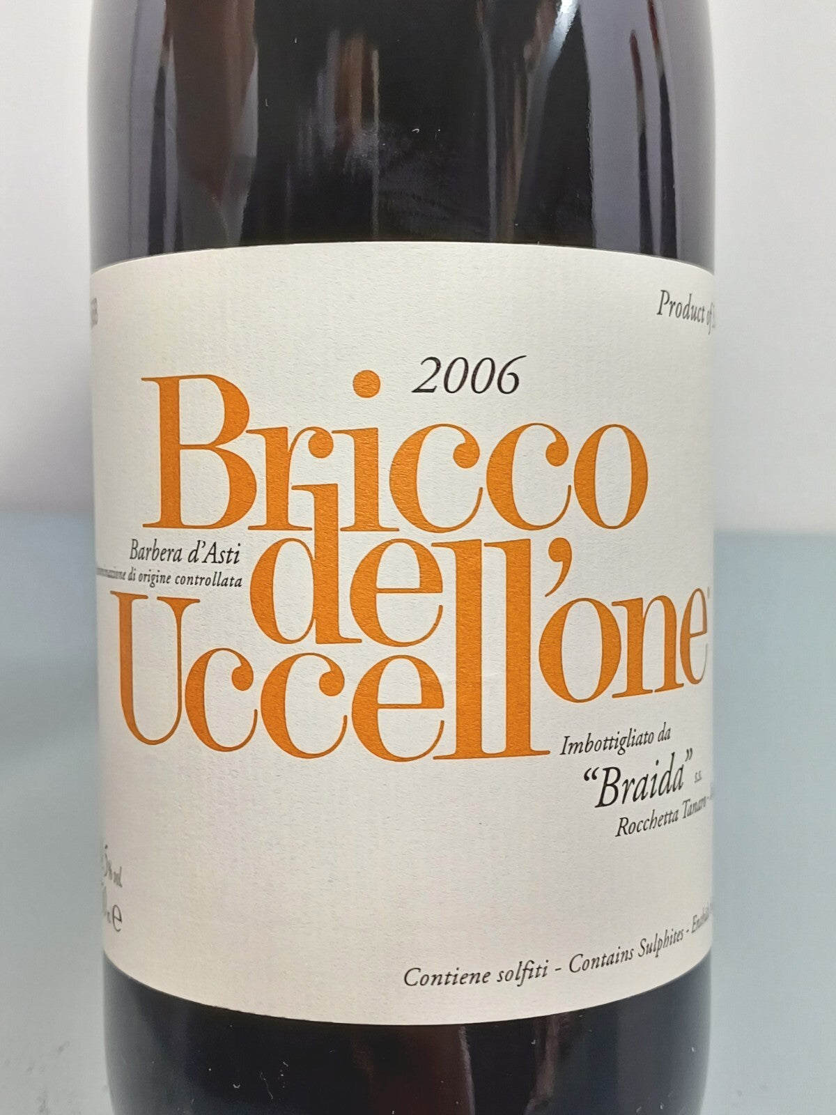 Bricco Dell Uccellone Barbera Braida bott.75 cl 14%