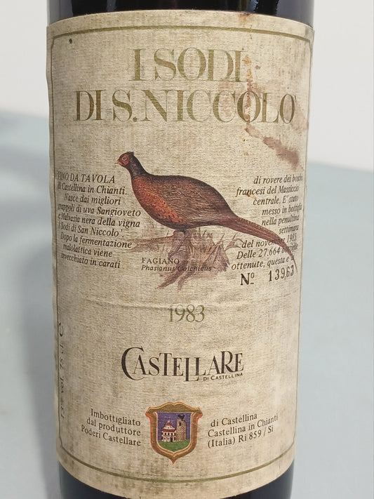 I Sodi Di San Niccolò Castellare Di Castellina 1983 bott. 75 cl 13,5%