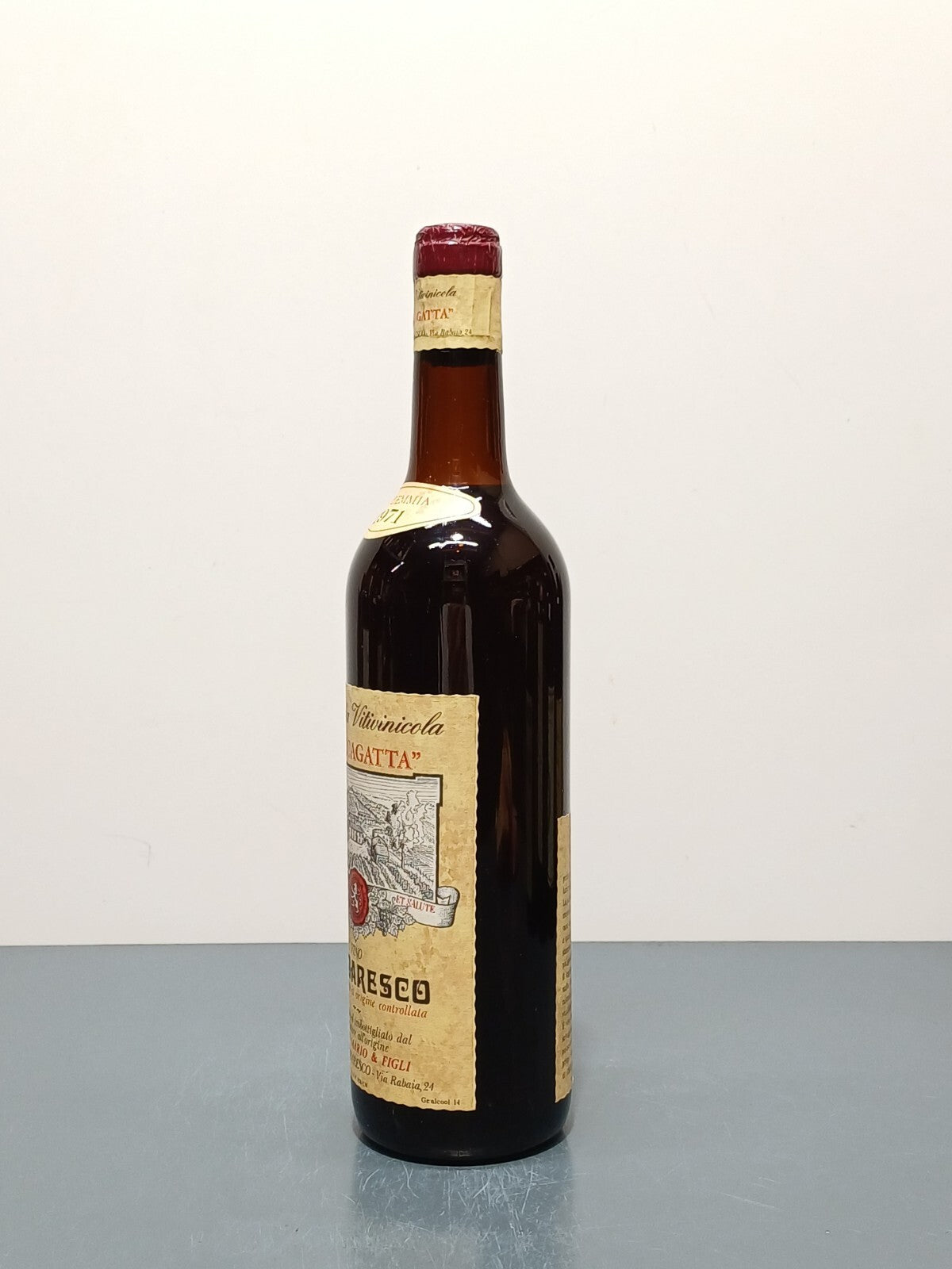 Barbaresco Moccagatta 1971 Minuto Mario & Figli bott. 72 cl