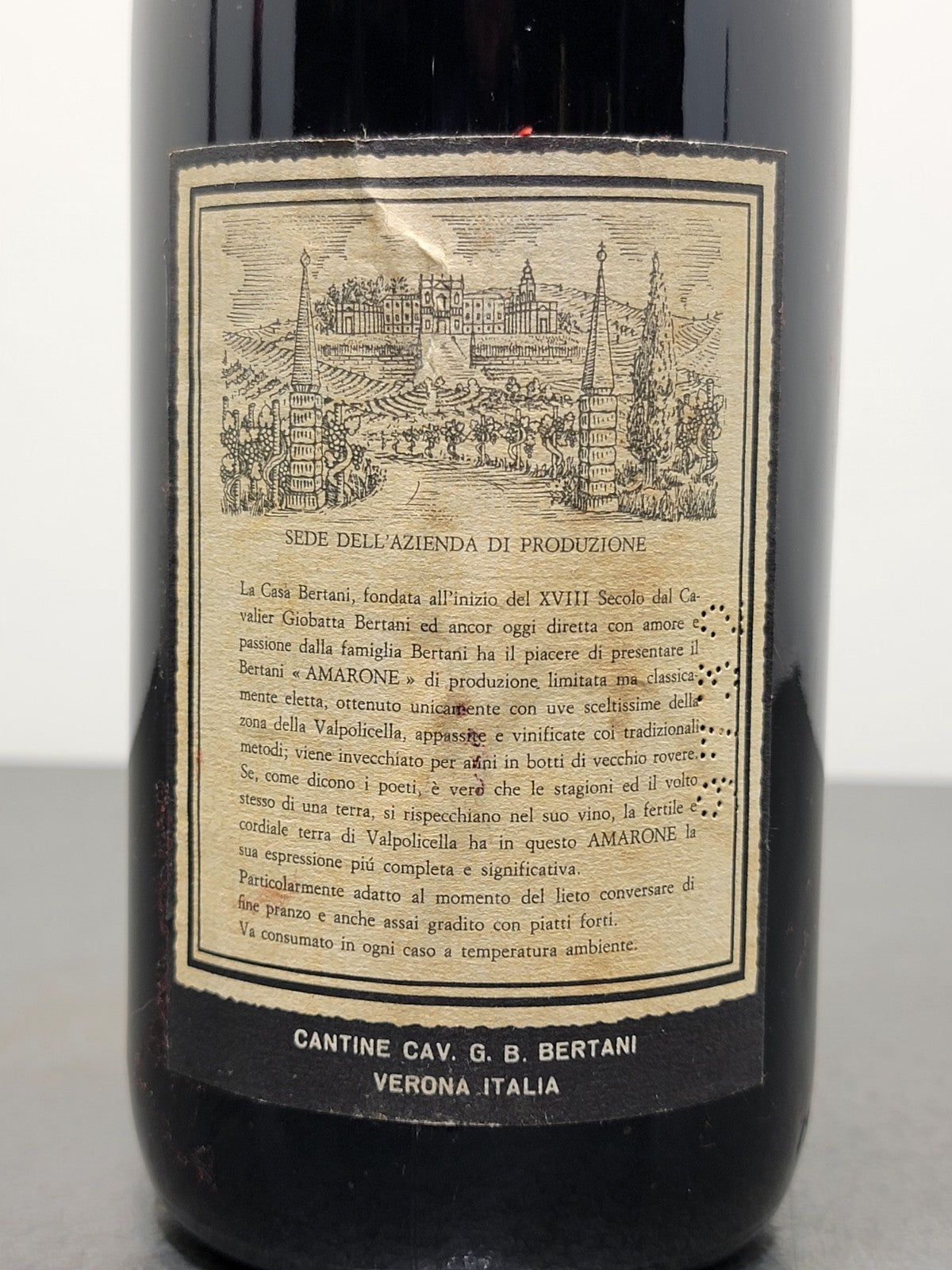 Amarone Bertani 1969 Recioto della Valpolicella Classico Bott..75 cl 15%_2