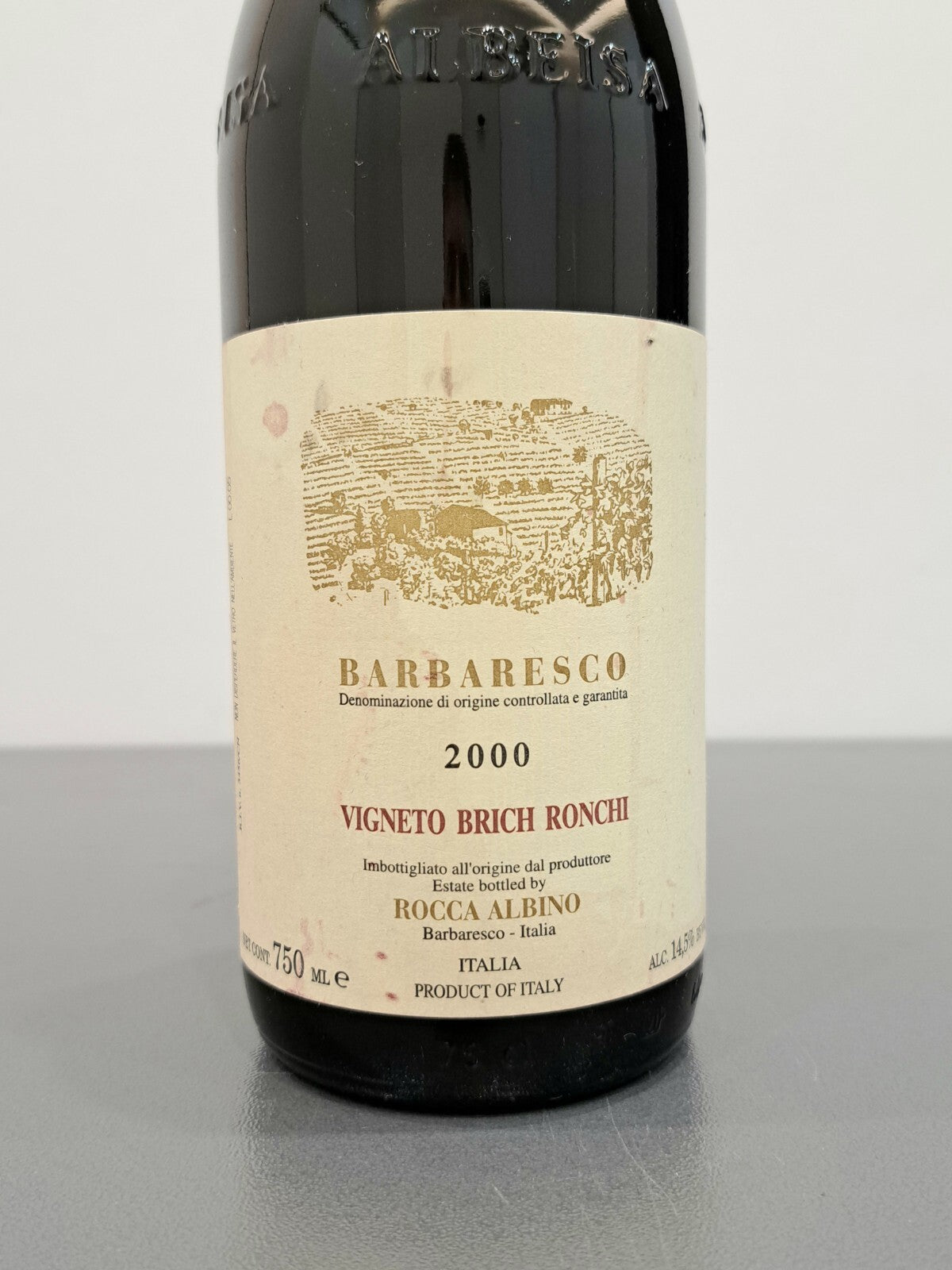 Barbaresco Rocca Albino 2000 Vigneto Brich Ronchi bott. 75 cl 14.5%