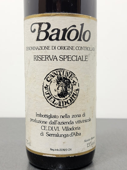 Barolo Villadoria 1974 Riserva Speciale Serralunga D'alba CE DI VI 75 cl 13%