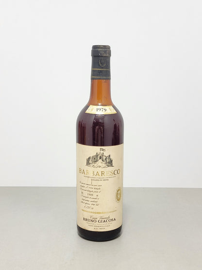 Barbaresco Bruno Giacosa 1979 Gallina di Neive bott..75 cl 14%