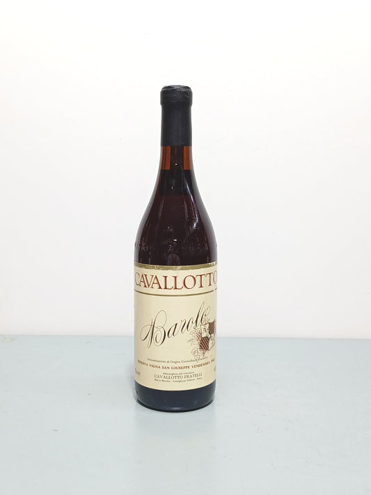 Barolo Cavallotto 1982 Riserva Vigna San Giuseppe bott. 75 cl 14%