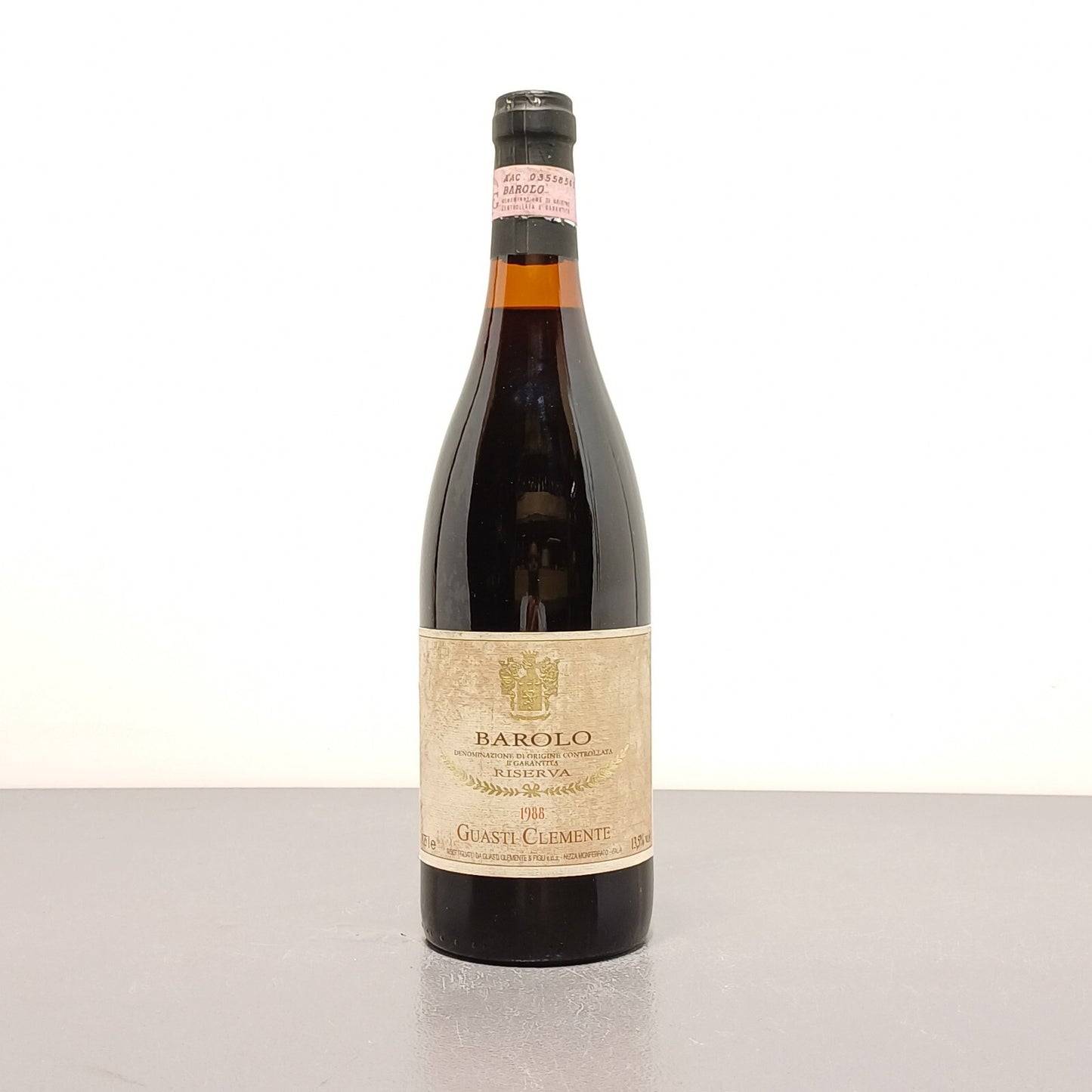Barolo Guasti Clemente 1988 Riserva Nizza Monferrato bott.75 cl 13.5 %