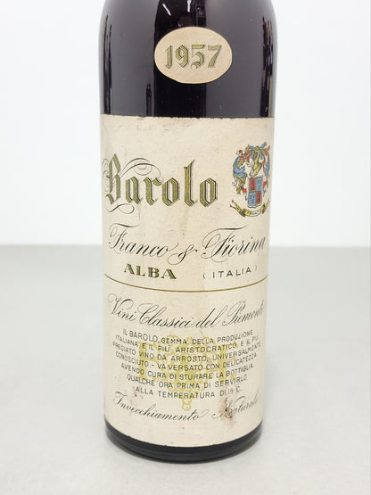 Barolo Franco Fiorina 1957 Vini Classici del Piemonte bott. 75 cl 13%