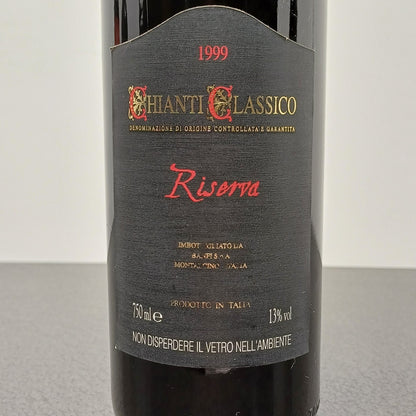Banfi Montalcino 1999 Riserva Chianti Classico bott. 75 cl 13%