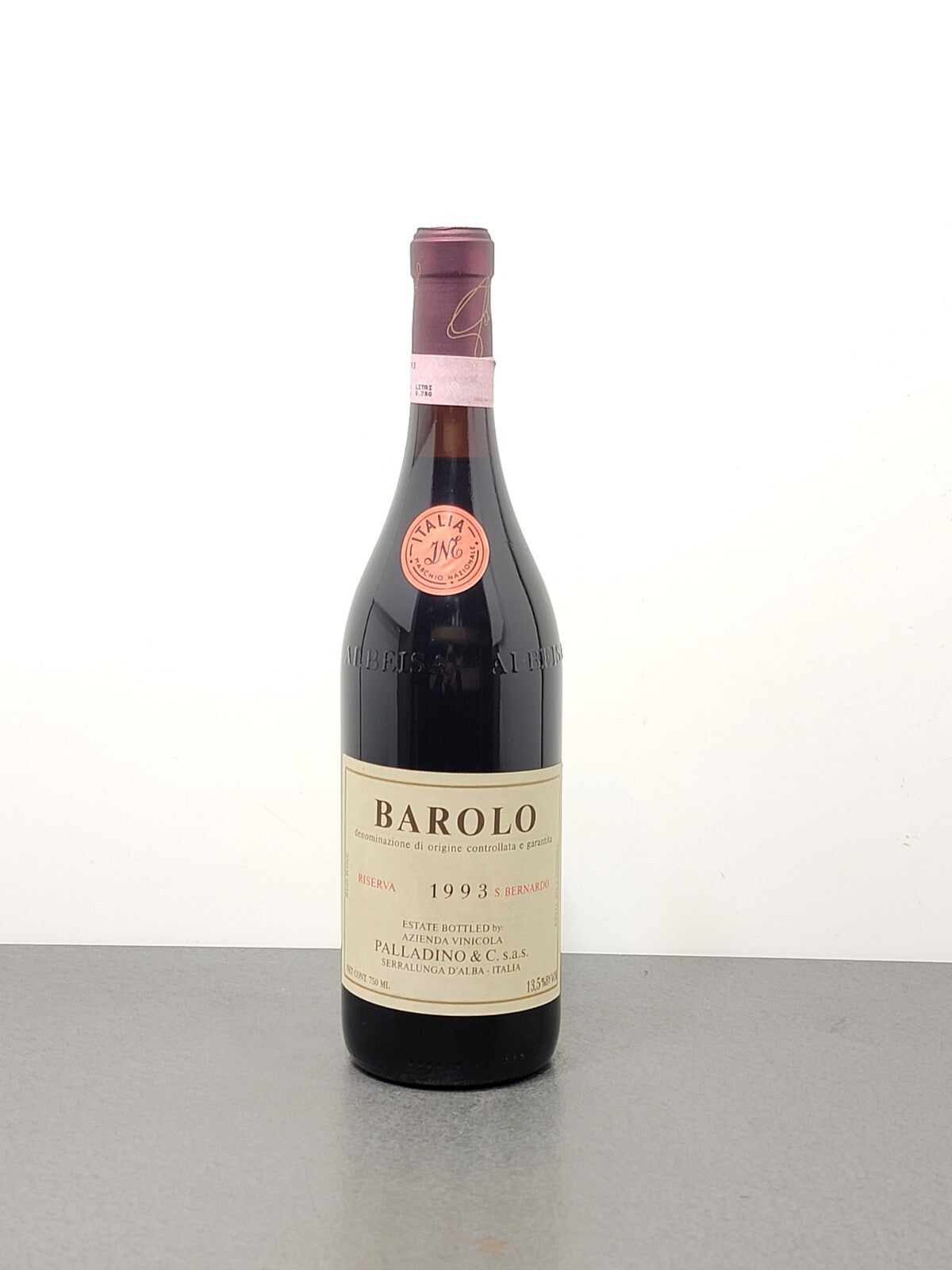 Barolo Palladino 1993 Riserva San Bernardo-Serralunga D'alba bott.75 cl 13.5%
