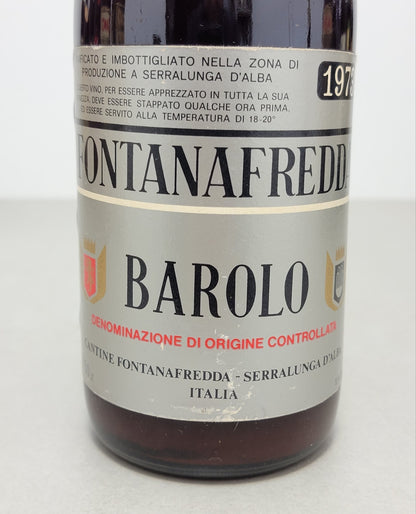 Barolo Fontanafredda 1973 Serralunga D'Alba bott. 75 cl 13%