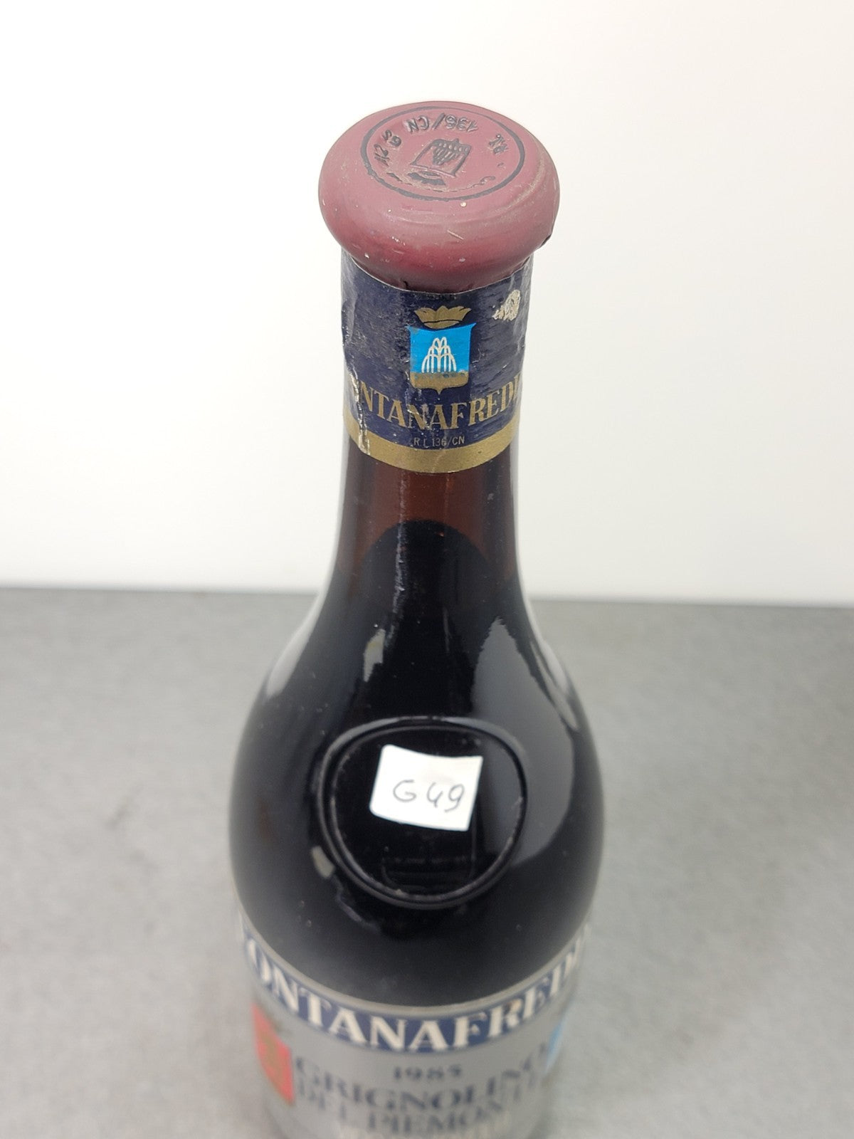 Grignolino Fontanafredda 1985 Serralunga D'alba bott. 75 cl