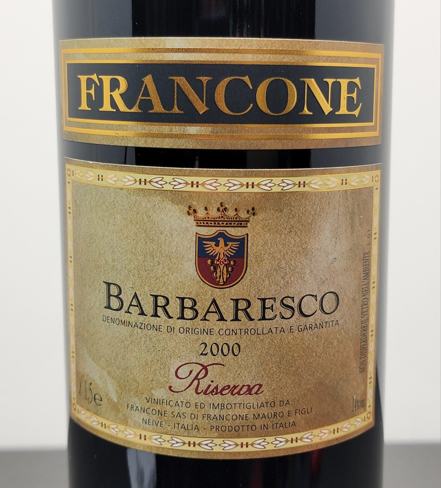 Barbaresco Francone Riserva 2000 Magnum Neive bott. 1.5 lt 14%