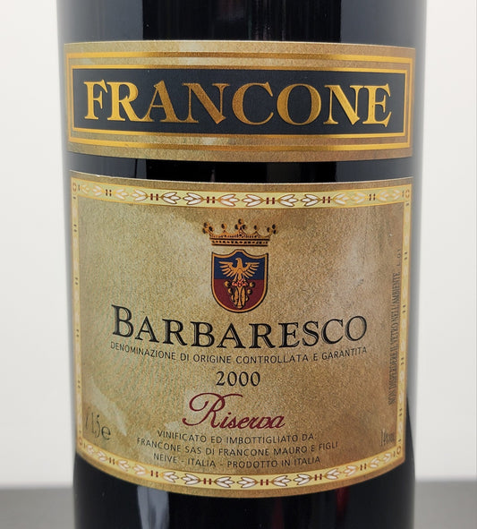 Barbaresco Francone Riserva 2000 Magnum Neive bott. 1.5 lt 14%