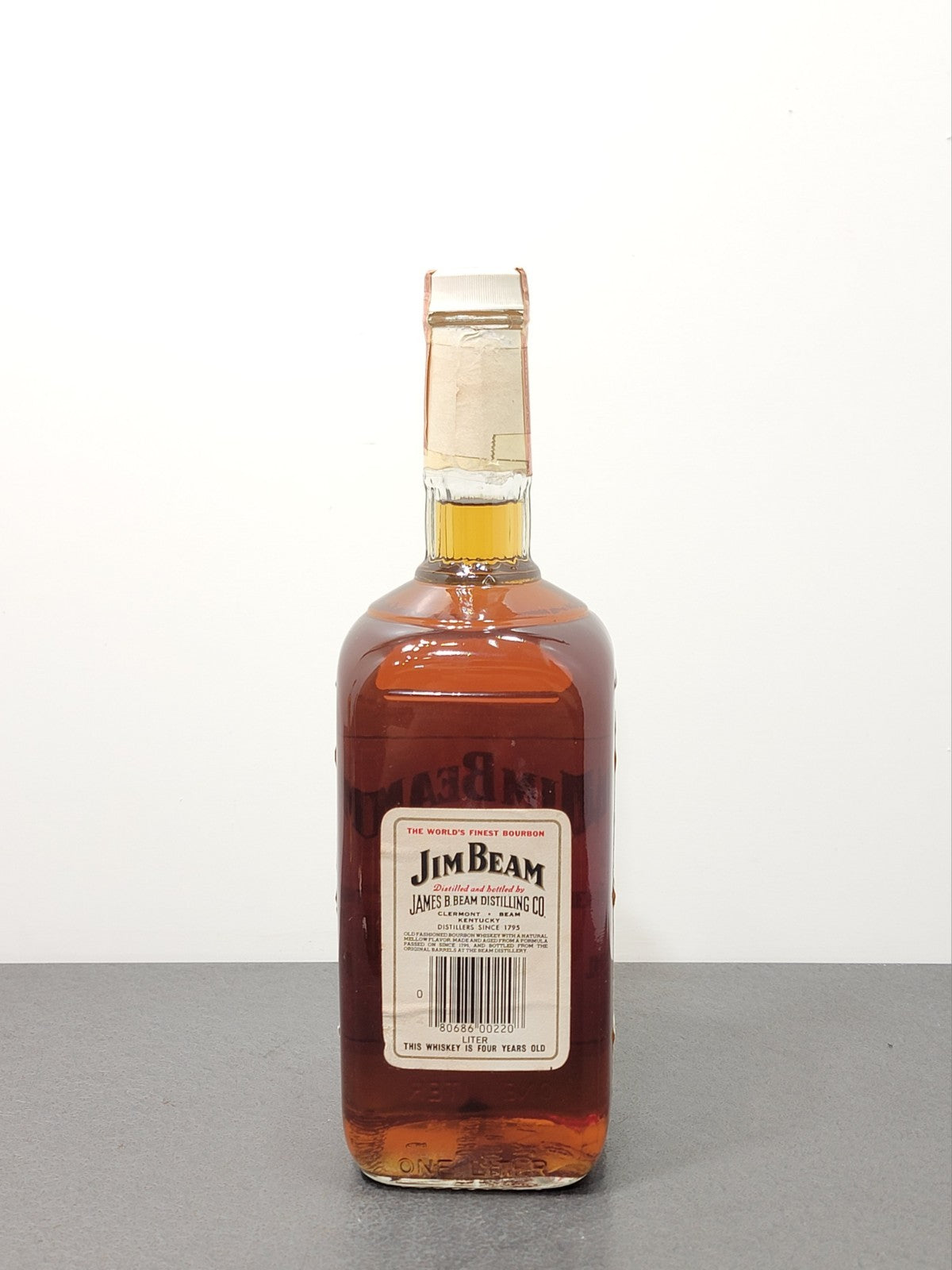 Whisky Jim Beam 1980s Kentucky Straight Bourbon bott. 1 litro 40%