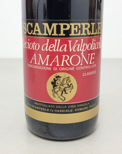 Amarone Scamperle 1974 Recioto Della Valpolicella bott. 75 cl 14,5%